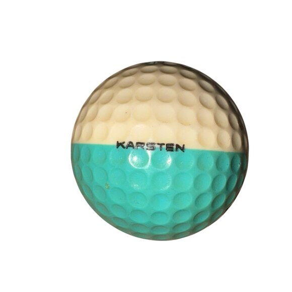 PING GOLF BALL-WHITE/TEAL KARSTEN EYE #3 OLOMANA GOLF LINKS LOGO - Picture 6 of 6